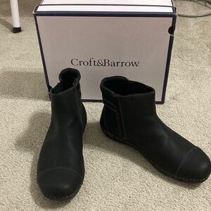 Croft & Barrow Classic Black Boots